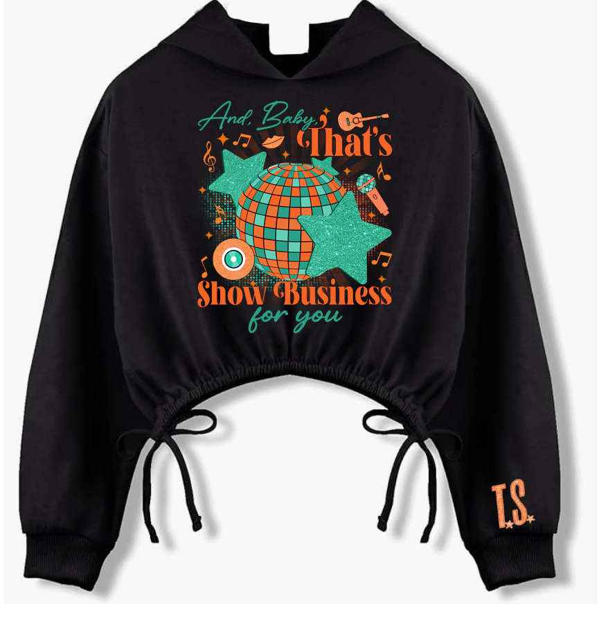 Showbizz Cropped Hoodie