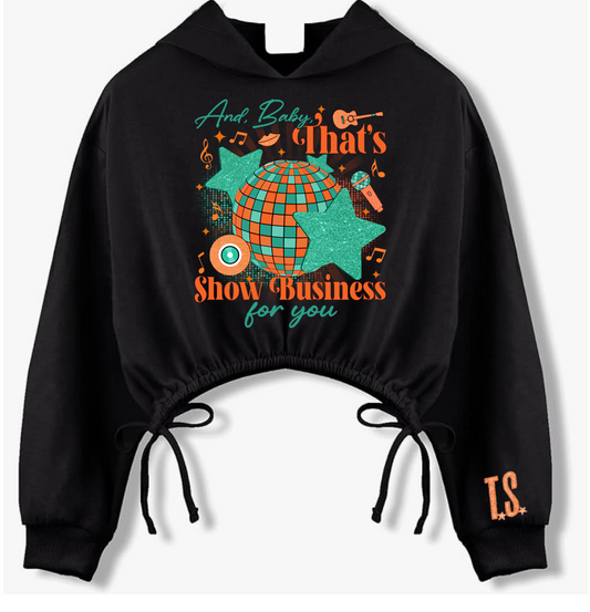 Showbizz Cropped Hoodie